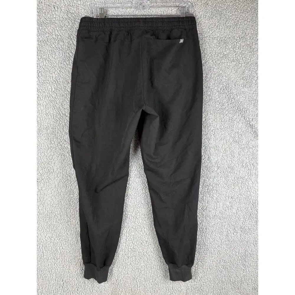 Figs Pants Womens L Mari Black Joggers Stretch Technical Collection Scrubs